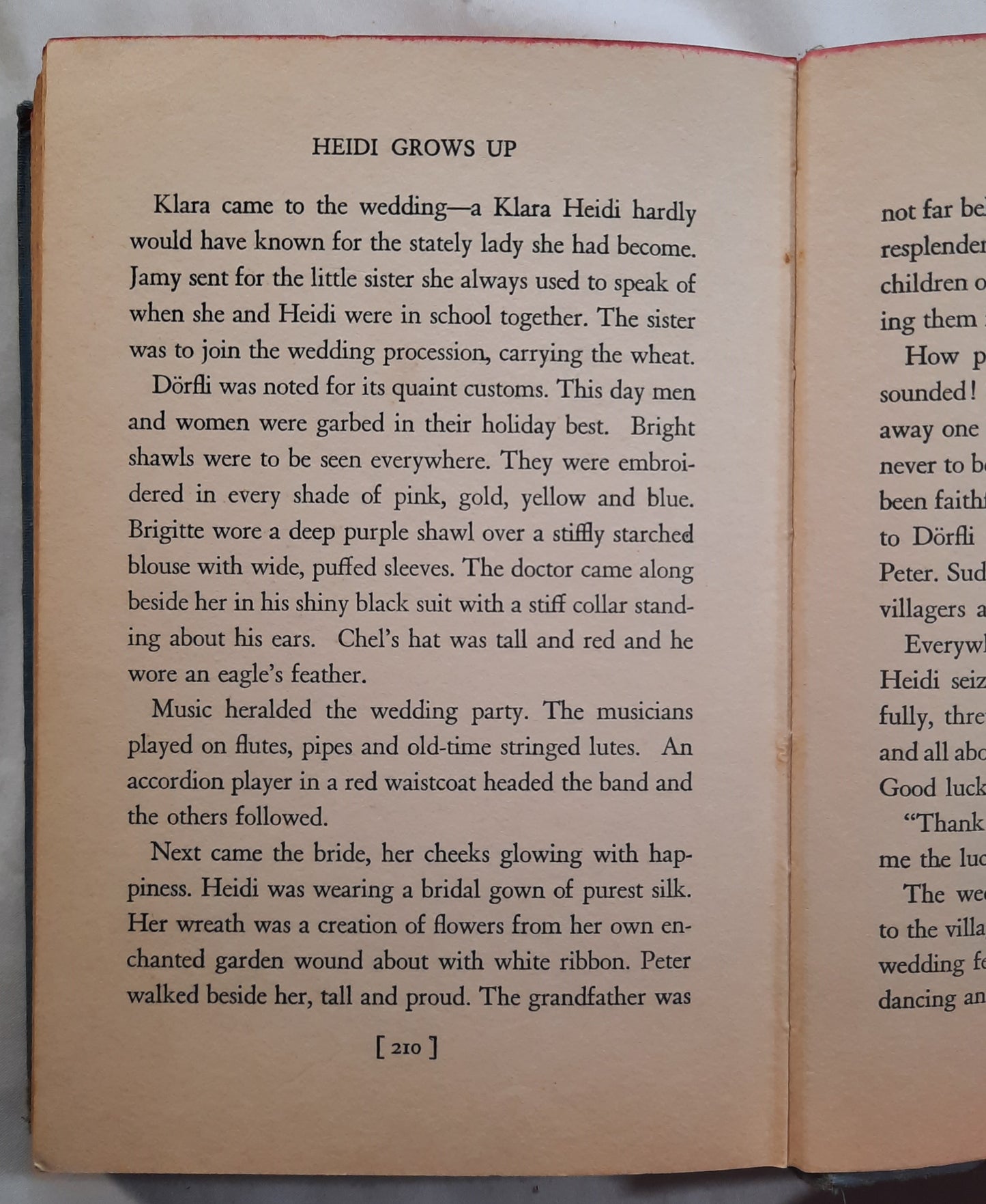 Heidi wächst heran von Charles Tritten (Gut, 1938, HC, 212 Seiten, Grosset & Dunlap)