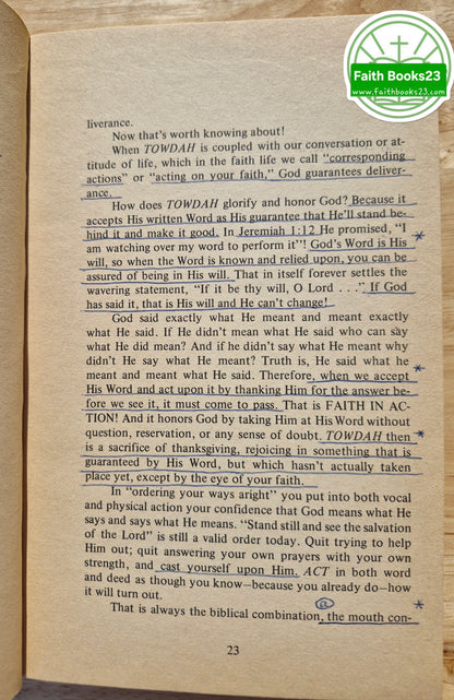 Lobt Gott: Glaube in Aktion! von Charles Trombley (Gut, 1978, Pbk, 123 Seiten, Fountain Press)