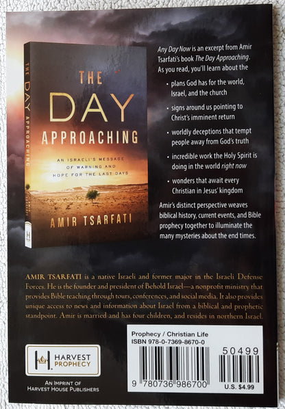Jesus Is Coming Any Day Now by Amir Tsarfati (New, 2020, Pbk, 62 pages, Harvest Prophecy)