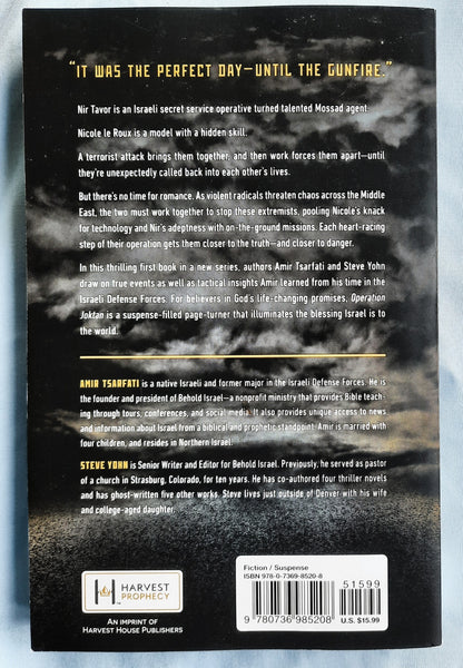 Operation Joktan by Amir Tsarfati; Steve Yohn (Nir Tavor Mossad #1, Like new, 2021, Pbk, 366 pages, Harvest House)