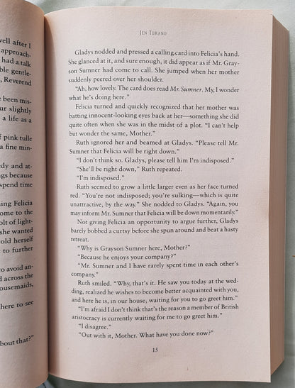 A Talent for Trouble by Jen Turano (Ladies of Distinction #3, Very good, 2013, Pbk, 346 pages, Bethany House)
