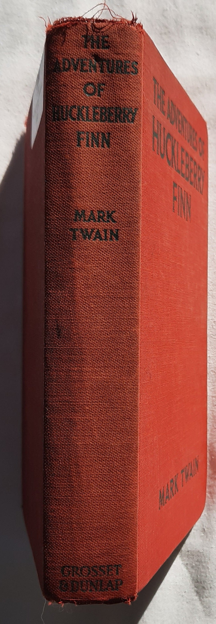 The Adventures of Huckleberry Finn by Mark Twain (Very good, 1918, HC, 405 pages, Grosset & Dunlap)