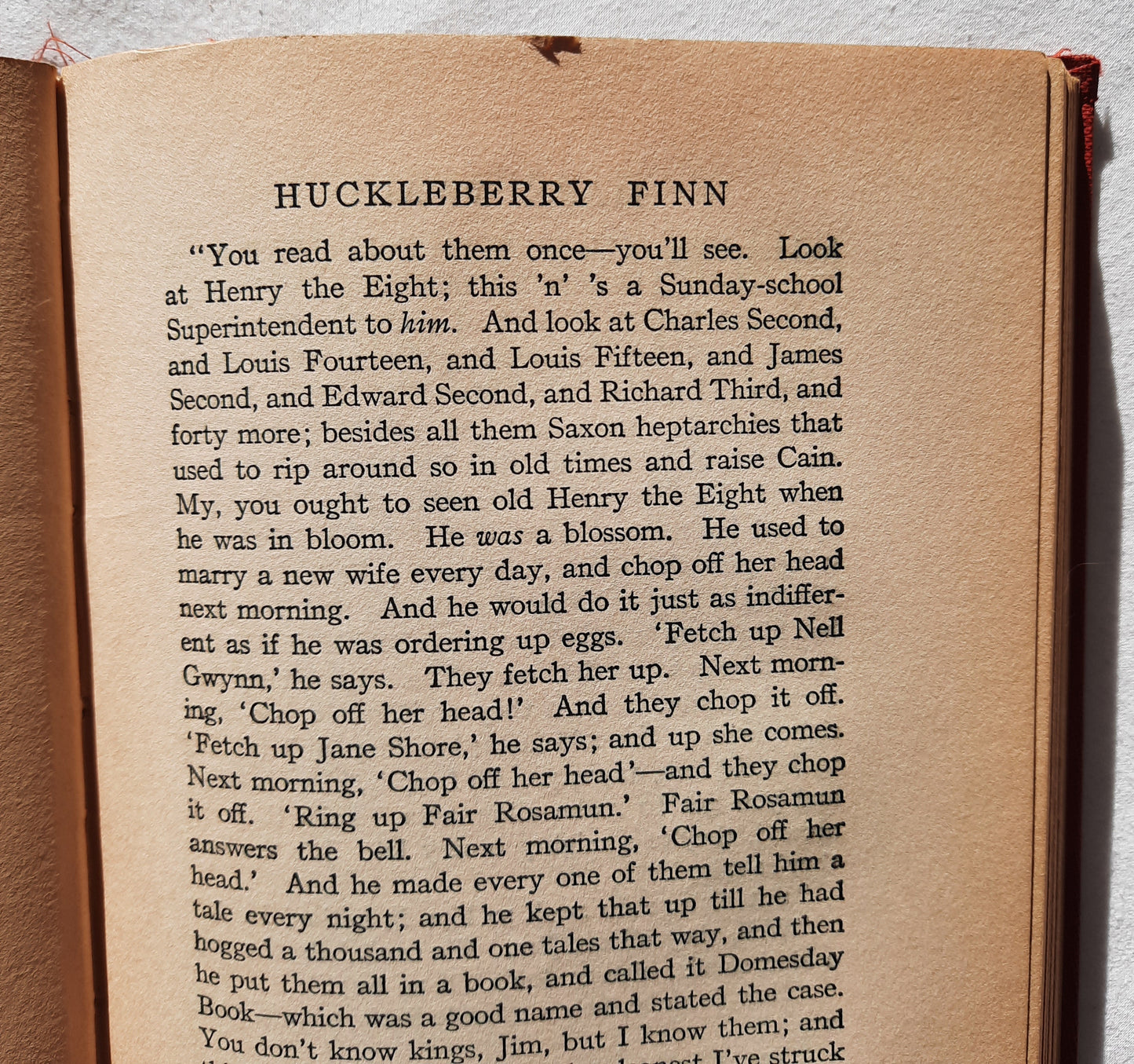 The Adventures of Huckleberry Finn by Mark Twain (Very good, 1918, HC, 405 pages, Grosset & Dunlap)