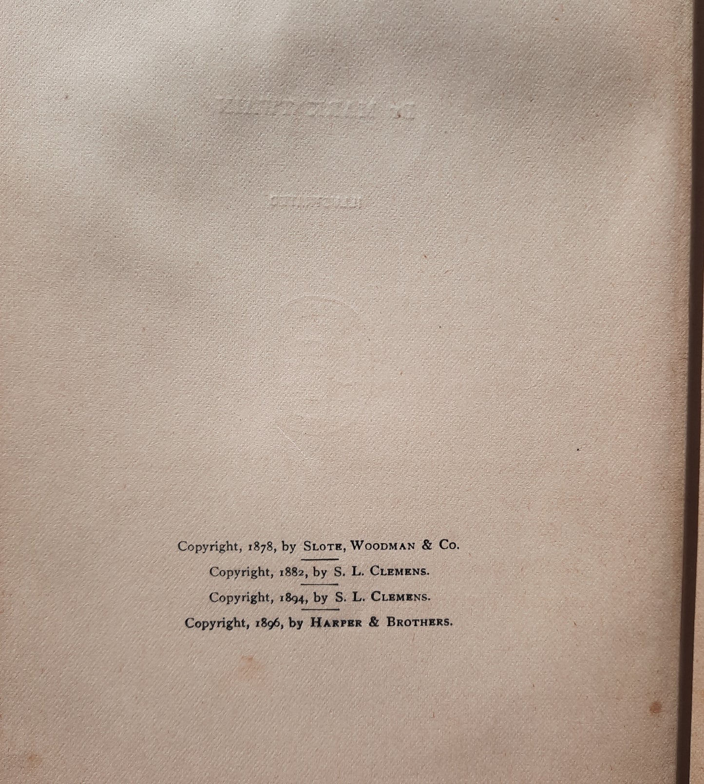 Tom Sawyer Abroad: Tom Sawyer, Detective and Other Stories by Mark Twain (Acceptable, 1901, HC, 410 pages, Harper & Brothers)