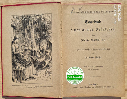 Universalbibliothek für Die Jugend: Tagebuch eines armen frauleins by Marie Nathusius (Akzeptabel, 1900, gebunden, Stuttgart)