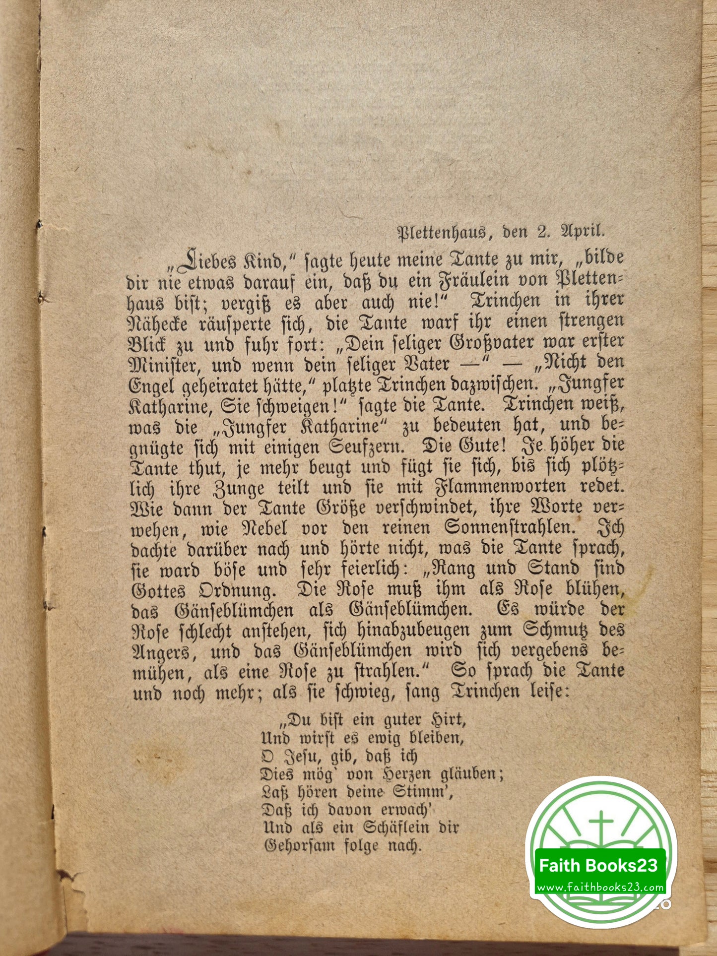 Universalbibliothek für Die Jugend: Tagebuch eines armen frauleins by Marie Nathusius (Akzeptabel, 1900, gebunden, Stuttgart)