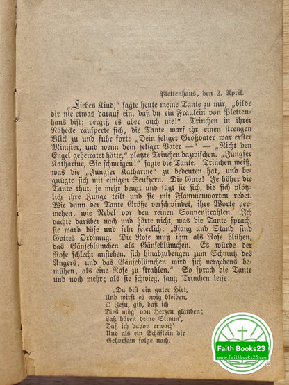 Universalbibliothek für Die Jugend: Tagebuch eines armen frauleins by Marie Nathusius (Akzeptabel, 1900, gebunden, Stuttgart)