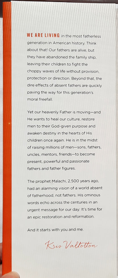 Uprising: The Epic Battle for the Most Fatherless Generation in History by Kris Vallotton (New, 2022, HC, 219 pages, Chosen), Tyndale) (Copy)