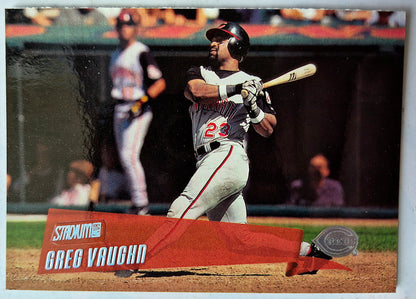 Vaughn Greg Cincinnati Reds Outfield #182 Topps 2000 Stadium Club  Baseball Card