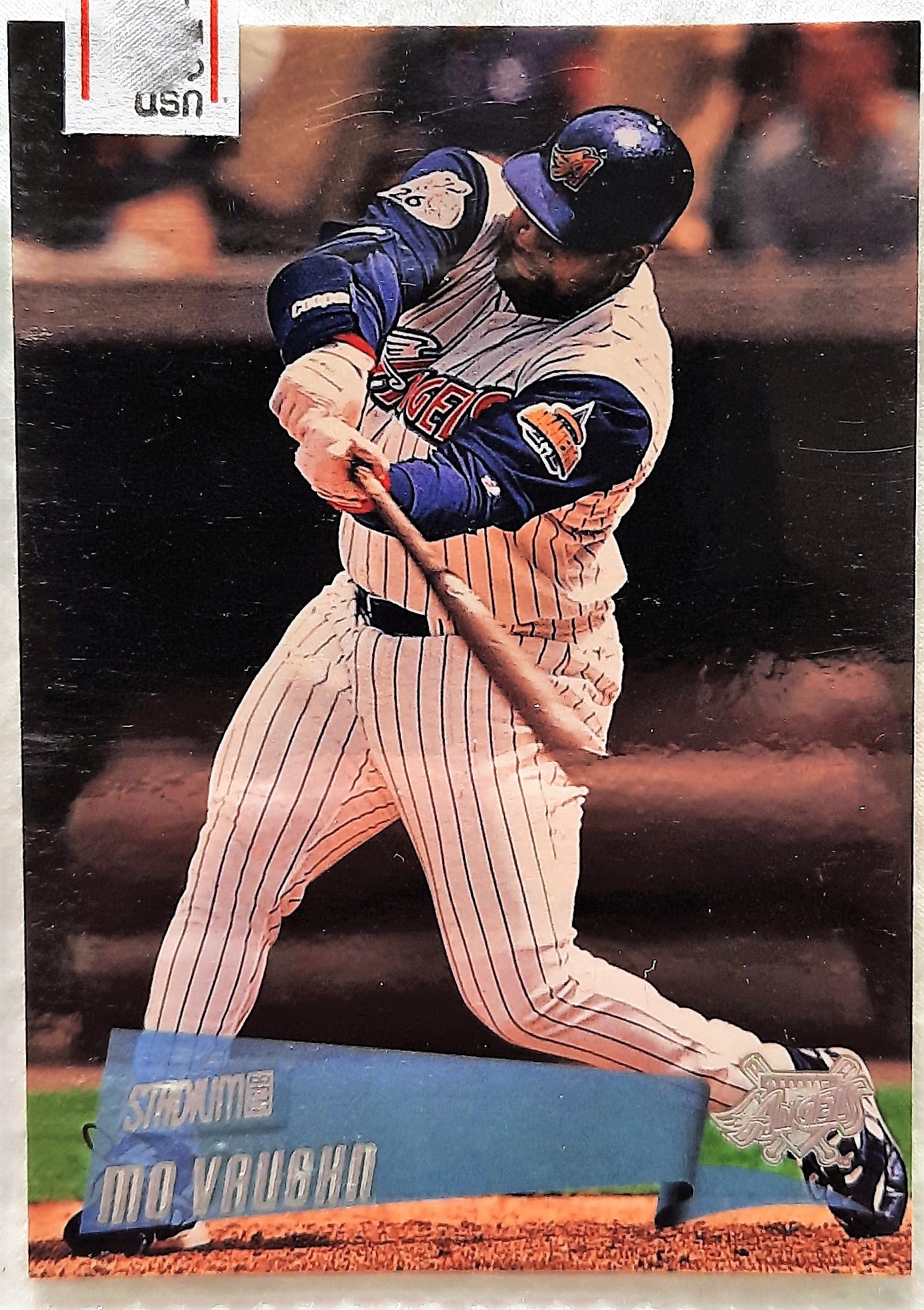 2000 Stadium Club Mo Vaughn Los Angeles Angels #42 Baseball Card TOPPS