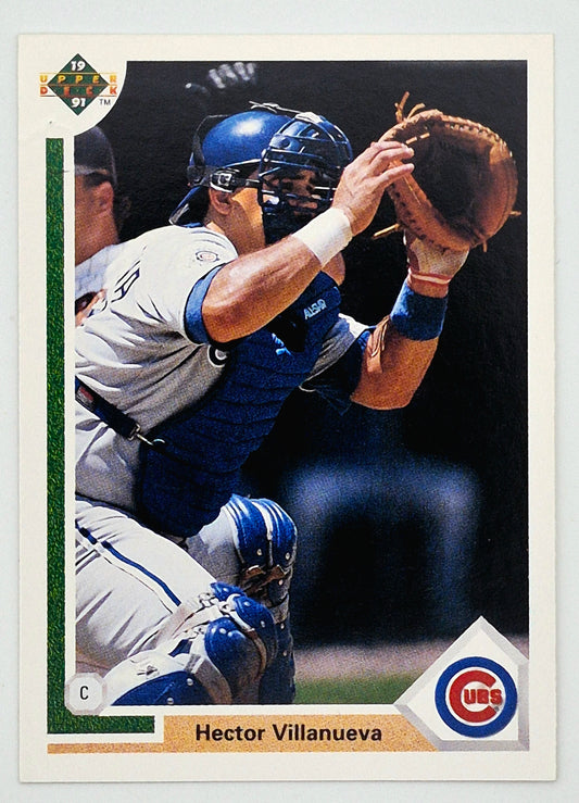 Villanueva Hector Chicago Cubs #171 Catcher Upper Deck 1991 Baseball Card