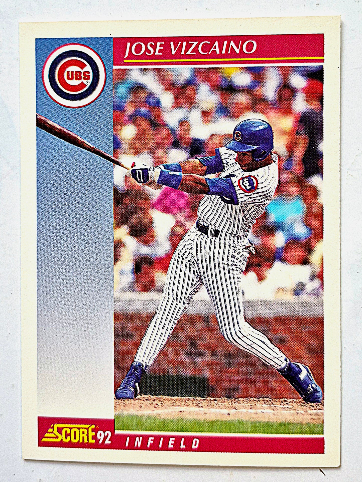 Vizcaino Jose Chicago Cubs Infield #169 Score '92 Baseball Card