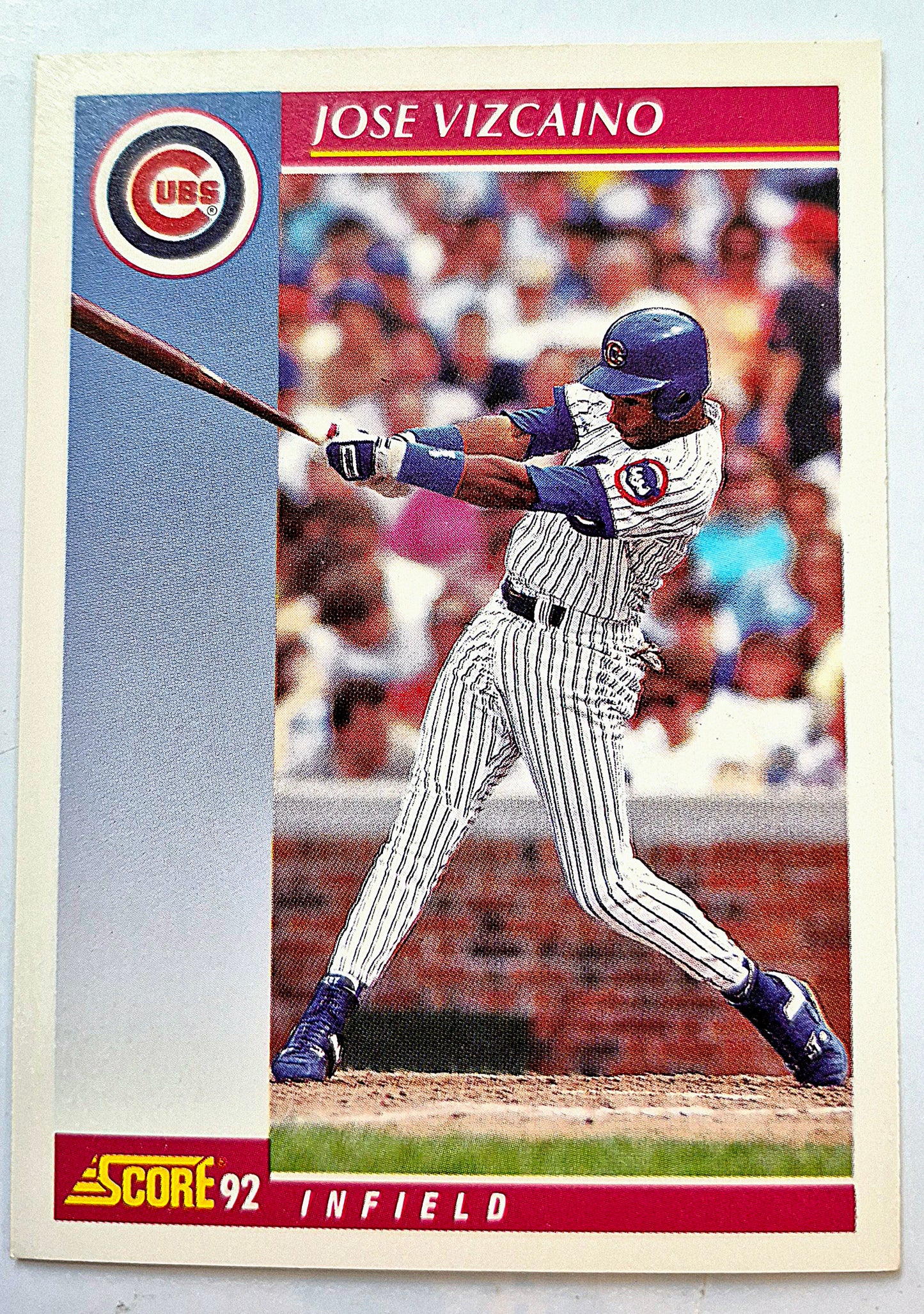 Vizcaino Jose Chicago Cubs Infield #169 Score '92 Baseball Card