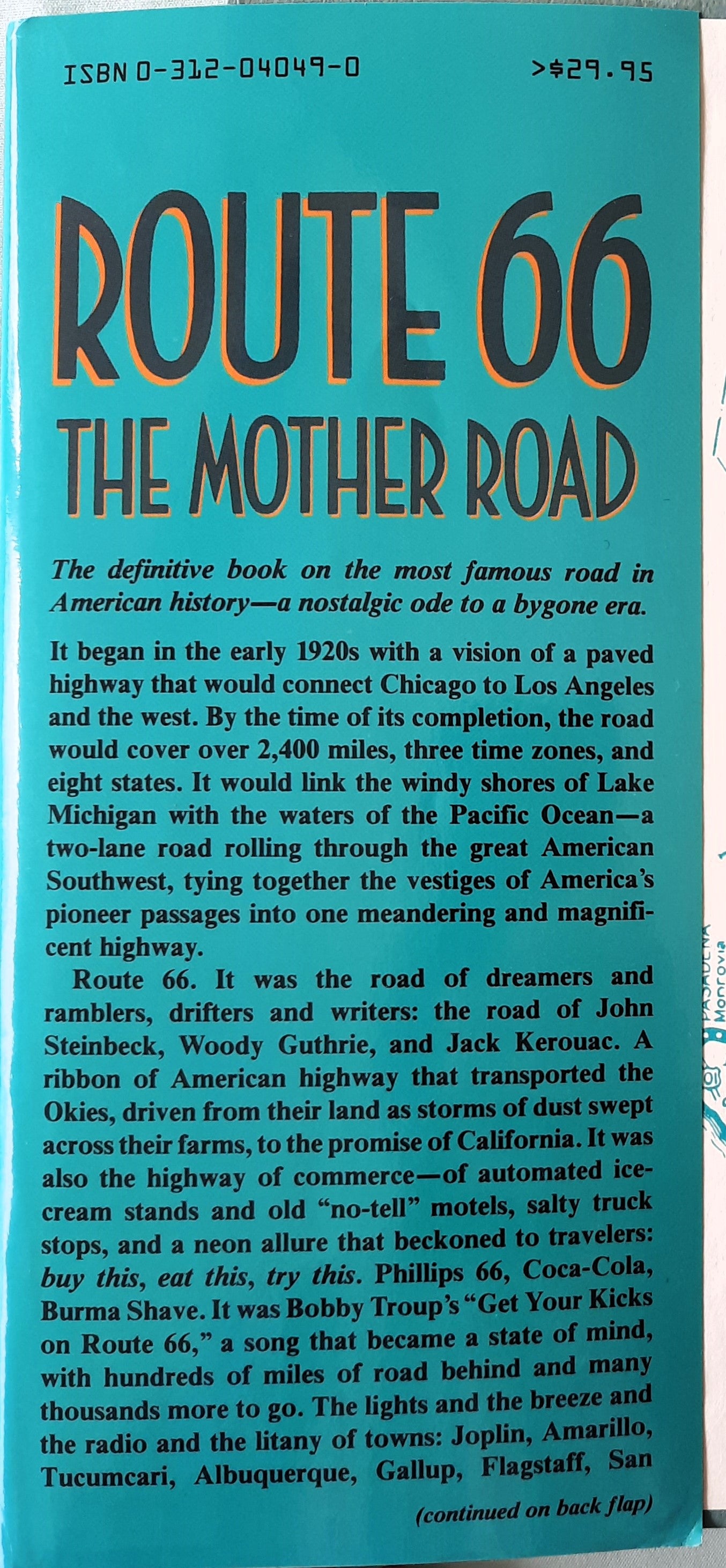 Route 66: The Mother Road by Michael Wallis (Very good, 1990, HC, 243 pages, St. Martin's Press)