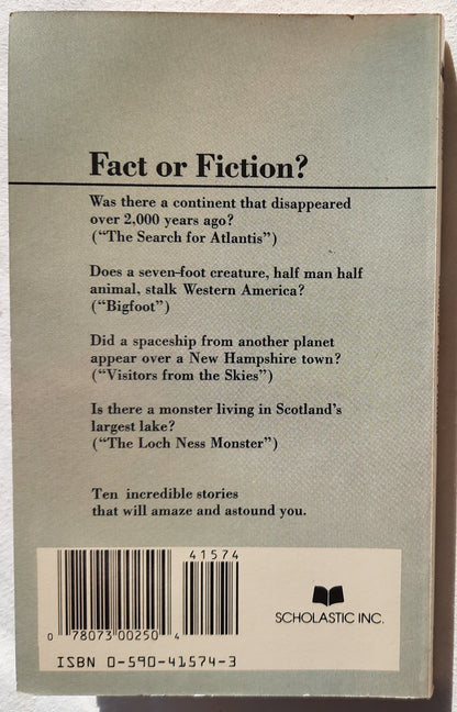 Stranger Than Fiction: Weird Stories and Ghostly Happenings by Martin Walsh (Very good, 1973, Pbk, 109 pages, Scholastic)