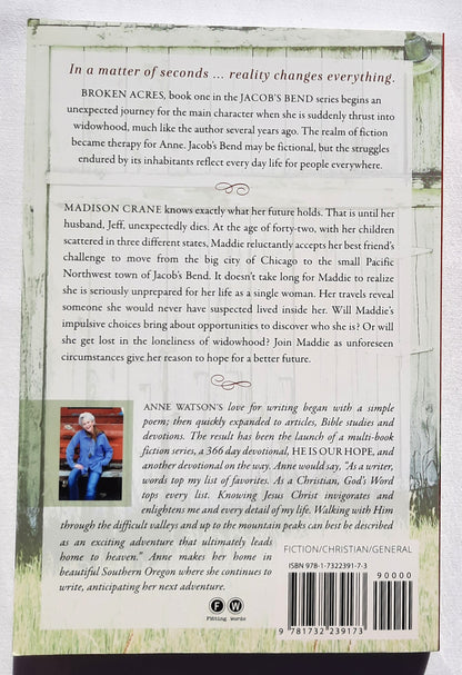 Broken Acres by Anne Watson (Jacob's Bend #1, New, 2019, Pbk, 284 pages, Fitting Words)