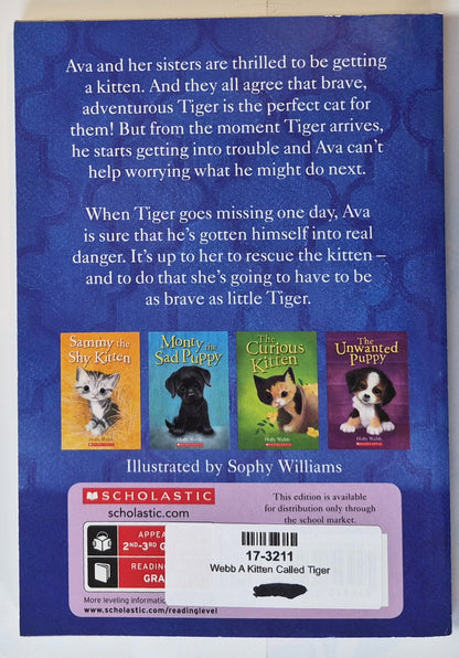 A Kitten Called Tiger by Holly Webb (New, 2017, Pbk, 128 pages, Scholastic)