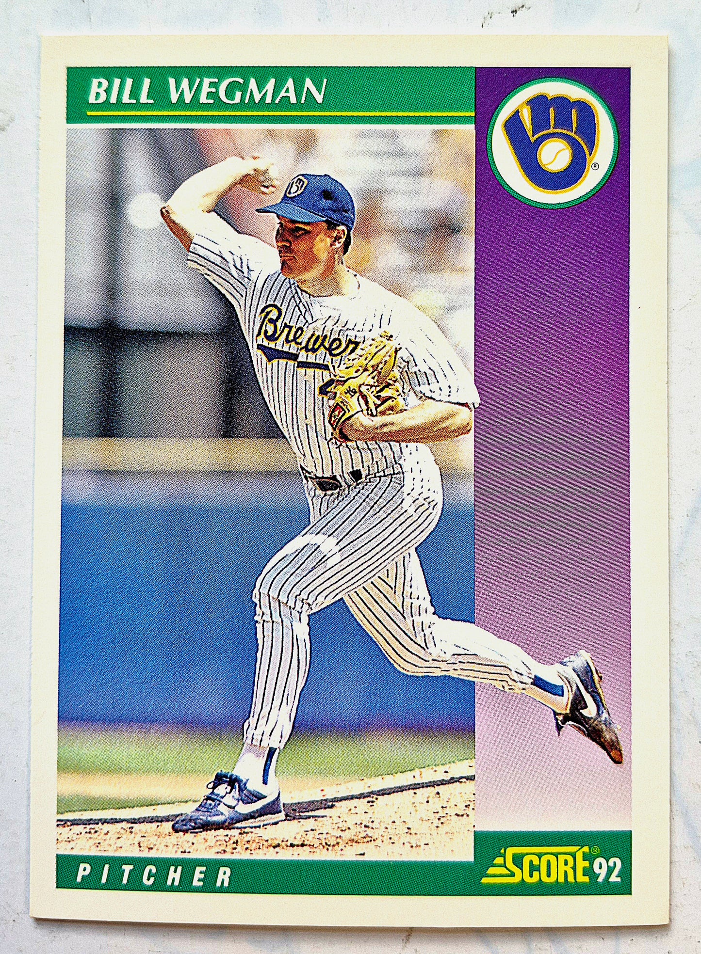 Bewertung '92 Bob Tewksbury Pitcher Saint Louis Cardinals #282 Baseballkarte Near Mint