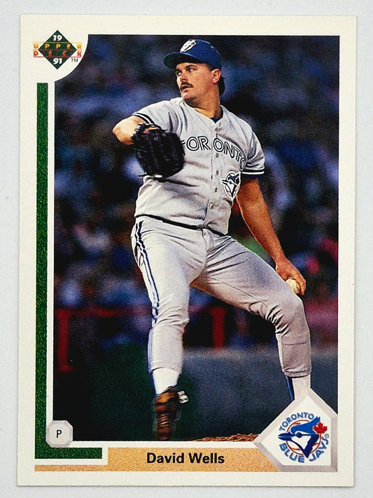 Wells David Toronto Blue Jays #583 Pitcher Upper Deck 1991 Baseball Card