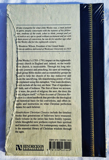 A Plain Account of Christian Perfection von John Wesley (Neu, 2007, gebunden, 126 Seiten, Hendrickson)