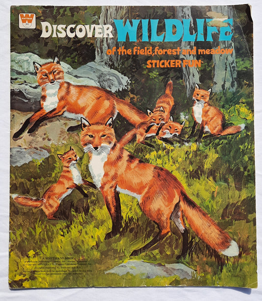 Discover Wildlife of the Field, Forest and Meadow Sticker Fun (Acceptable, Pbk, Whitman Book)