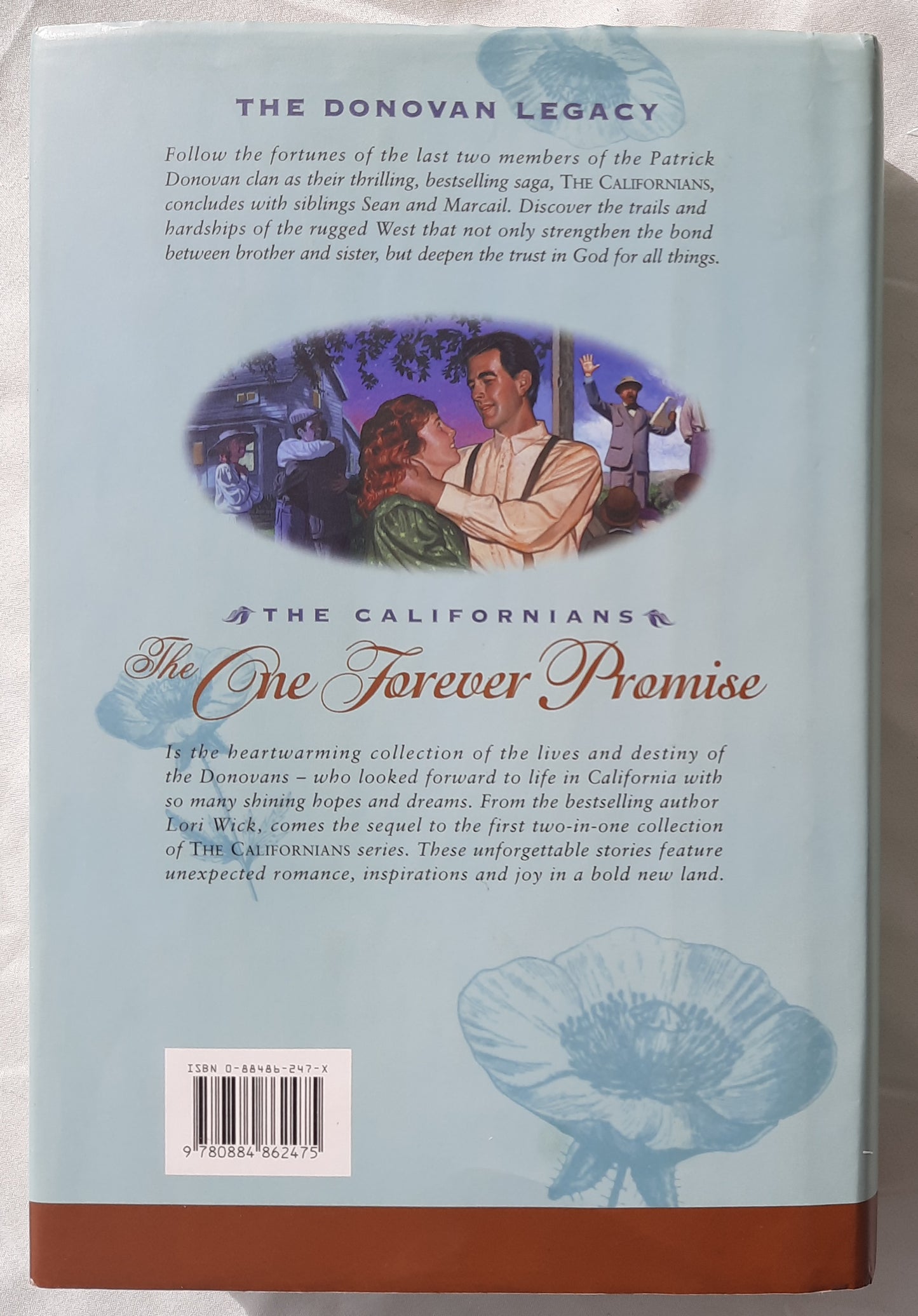 The One Forever Promise by Lori Wick (The Californians #3 & #4, Very good, 1999, HC, 460 pages, Inspirational Press)