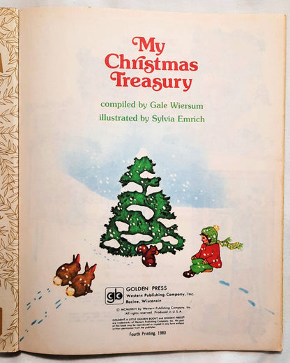 My Christmas Treasury by Gale Wiersum; Sylvia Emrich (Golden Press, Very good, 1980, HC, 24 pages, Western Publishing)