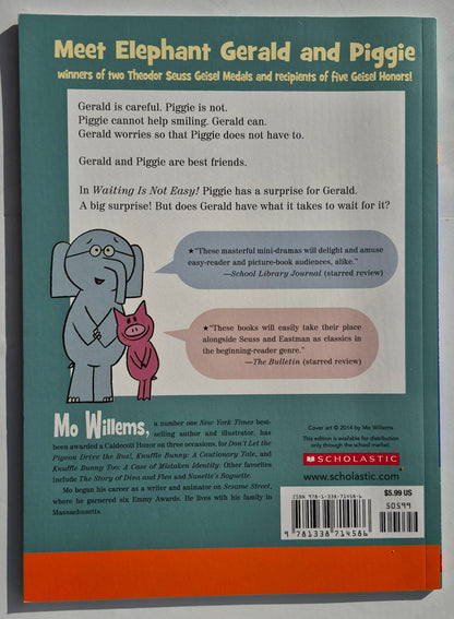 Warten ist doof! von Mo Willems (Elephant & Piggie, 2020, Pbk, 60 Seiten, Scholastic)