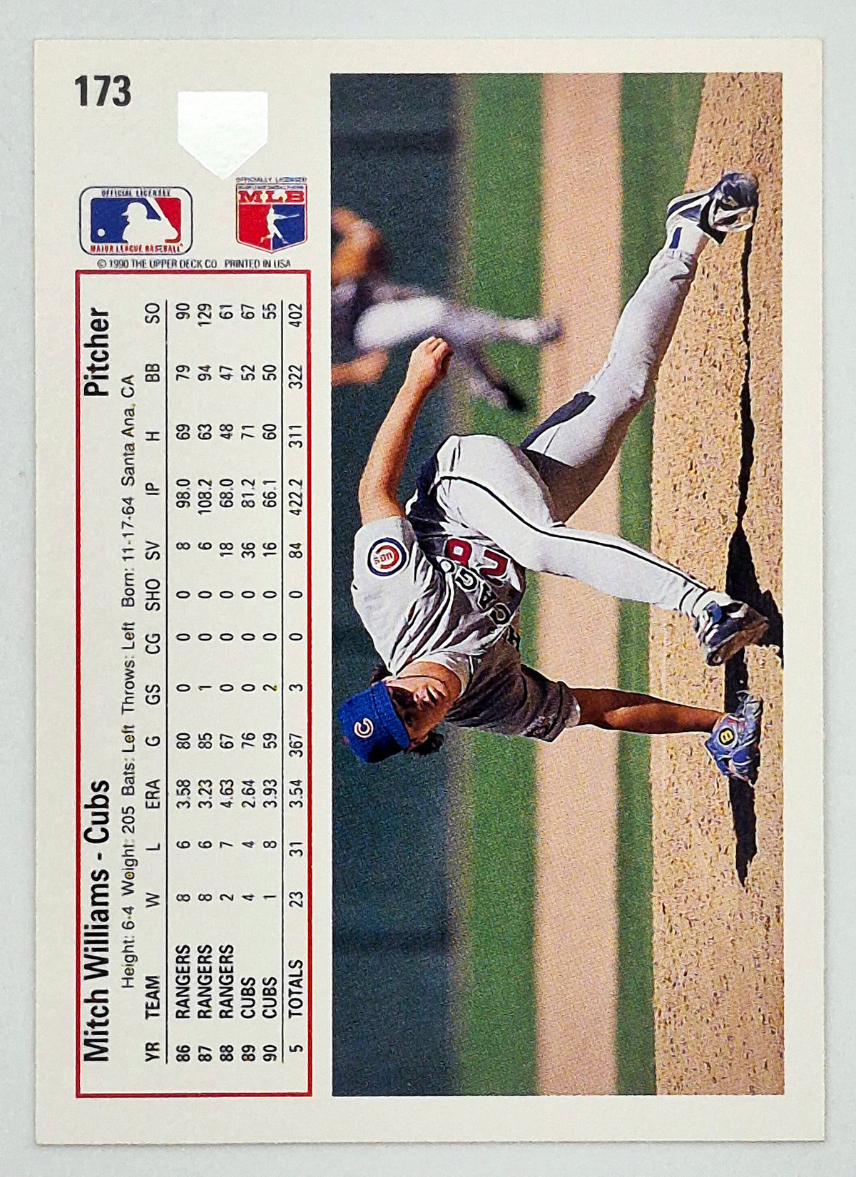Bewertung '92 Julio Machado Milwaukee Brewers Relief Pitcher #353 Baseballkarte Nahezu Neuwertig