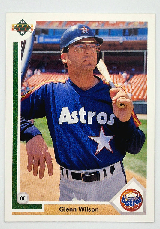 Wilson Greg Houston Astros #515 Outfield Upper Deck 1991 Baseball Card