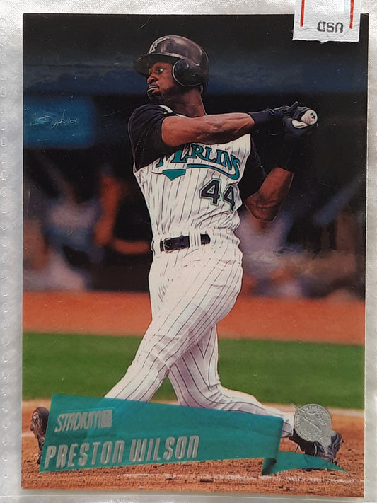 2000 Stadium Club Preston Wilson Miami Marlins #110 Baseball Card TOPPS