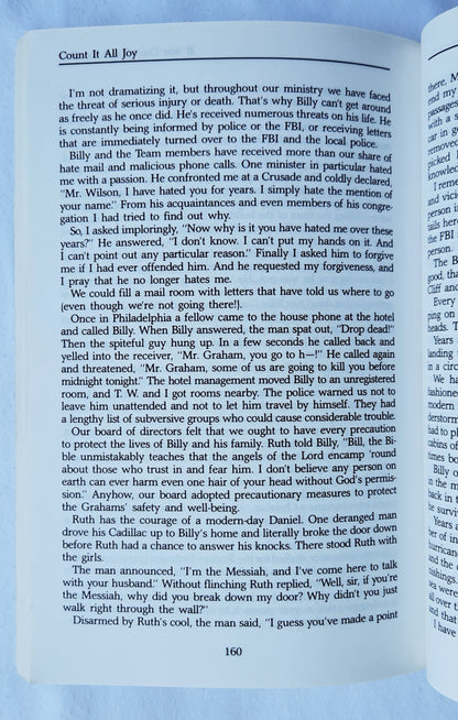 Count It All Joy by Grady Wilson (Very Good, 1984, Pbk, 203 pages, Broadman Press)