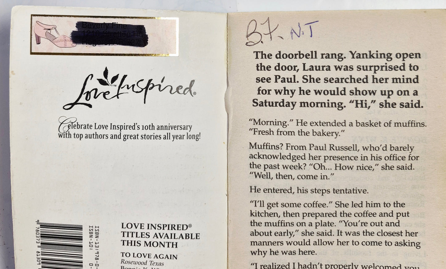 To Love Again von Bonnie K. Winn (Rosewood Texas #3, Gut, 2007, Taschenbuch, 312 Seiten, Love Inspired Steeple Hill)
