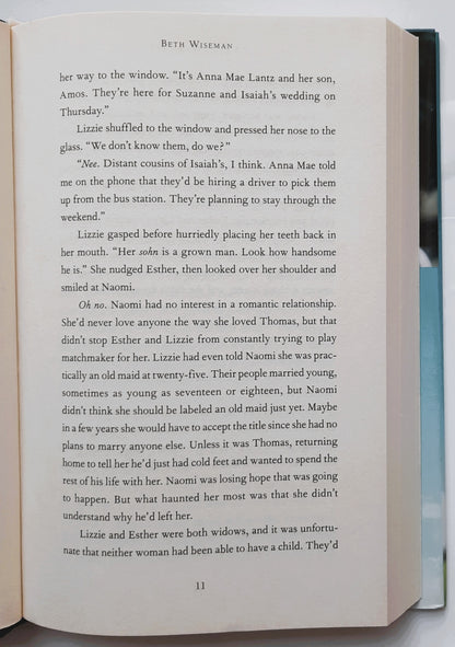 A Picture of Love #1 by Beth Wiseman (The Amish Inn, New, 2020, HC, 336 pages, The Amish Inn)