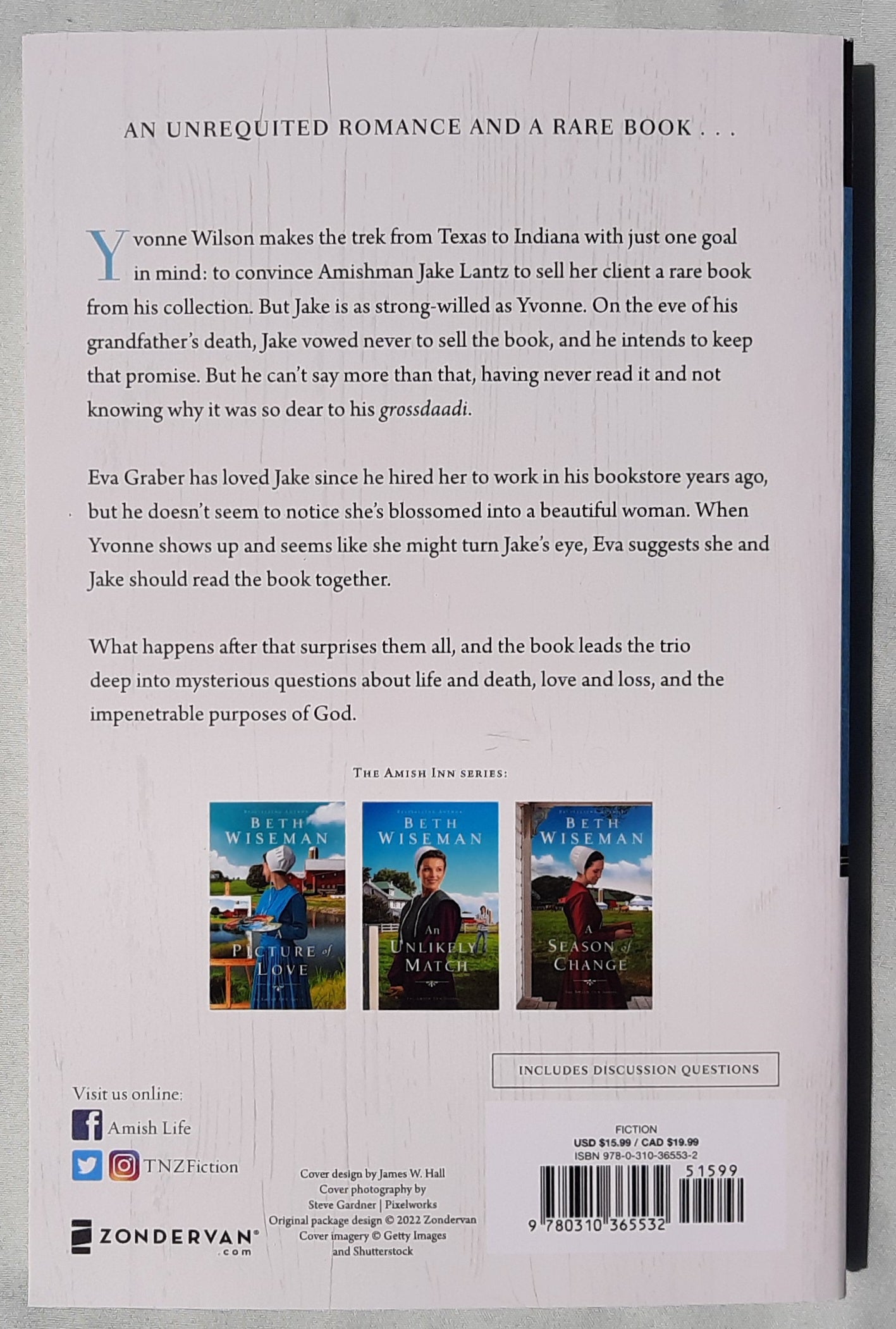 The Bookseller's Promise by Beth Wiseman (Amish Bookstore #1, New, 2022, Pbk, 319 pages, Zondervan)