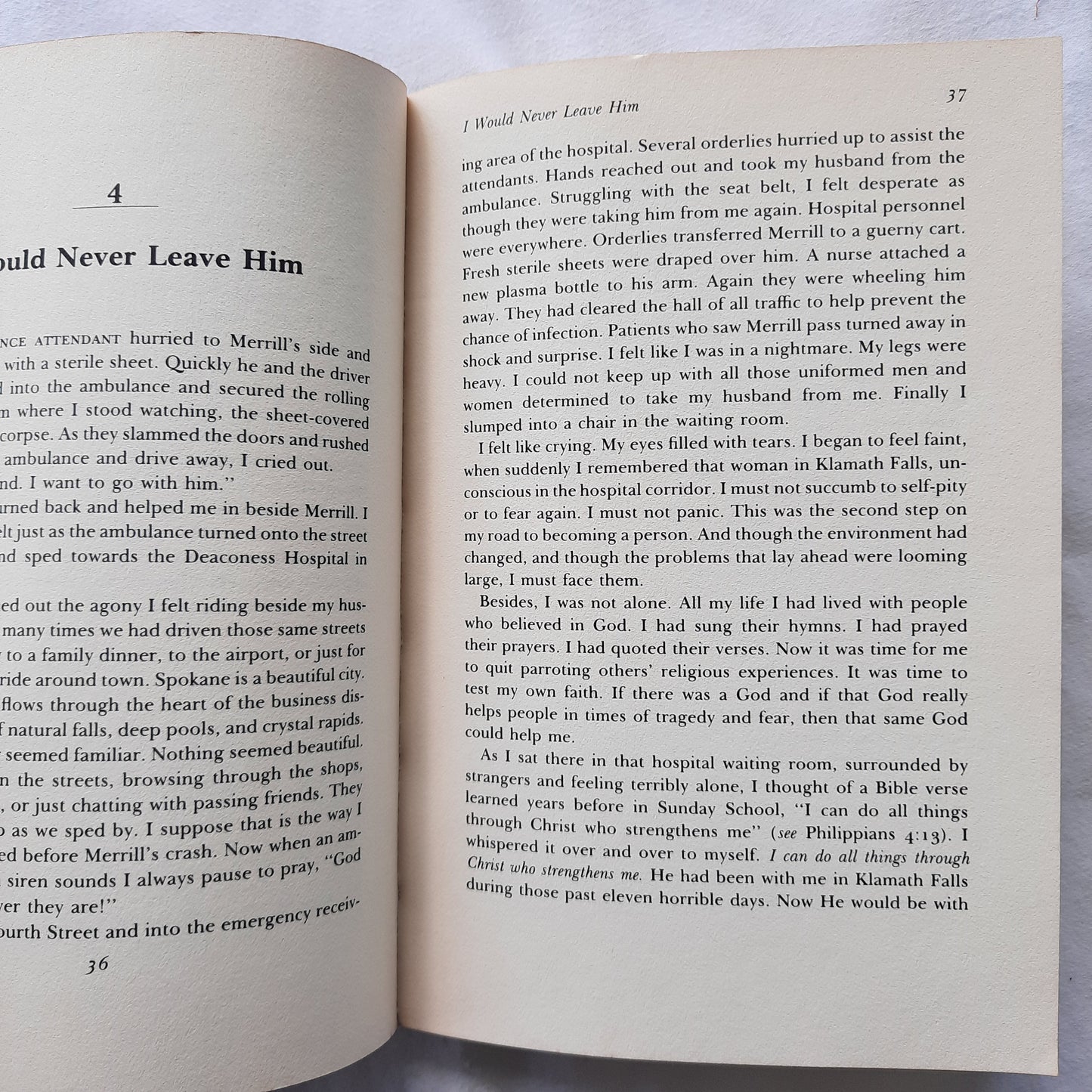 Tested By Fire: A true story of courage and faith by Merrill and Virginia Womach (Good, 1976, Pbk, 128 pages, Fleming H. Revell_