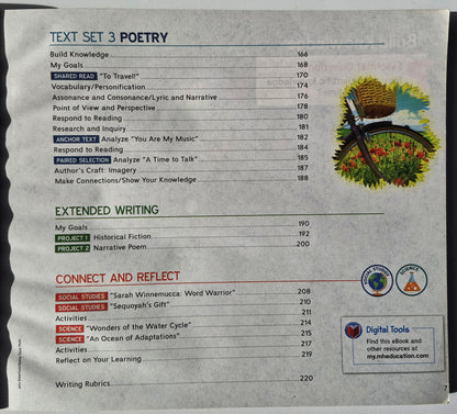 Wonders Grade 5 Reading/Writing Companion Units 5-6 McGraw-Hill, Gut, 2023, Pbk, 227 Seiten)