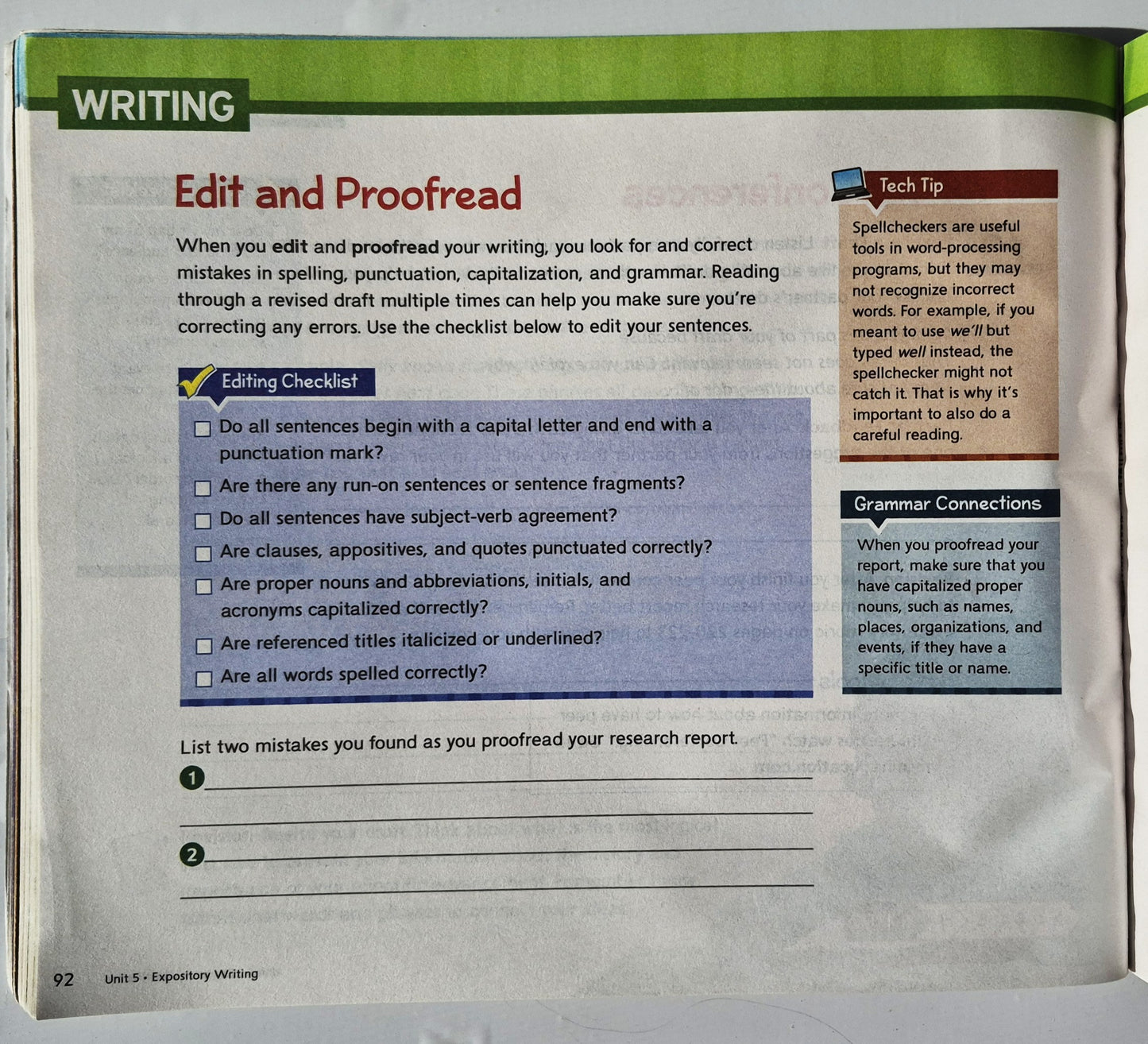 Wonders Grade 5 Reading/Writing Companion Units 5-6 McGraw-Hill, Gut, 2023, Pbk, 227 Seiten)