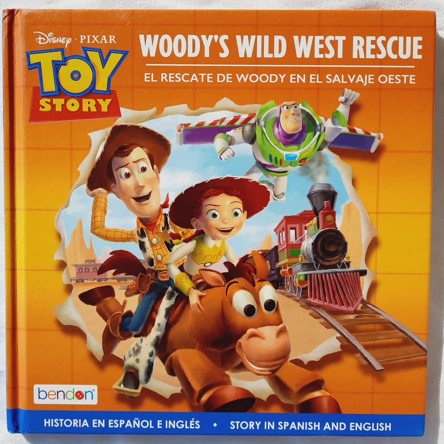 Toy Story: Woody's Wild West Rescue [English/Spanish] by Disney (Very good, 2019, HC, pgs, Bendon)