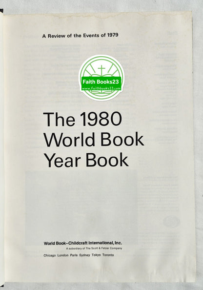 The 1980 World Book Year Book (Gut, 1980, HC, 608 Seiten, World Book-Childcraft)