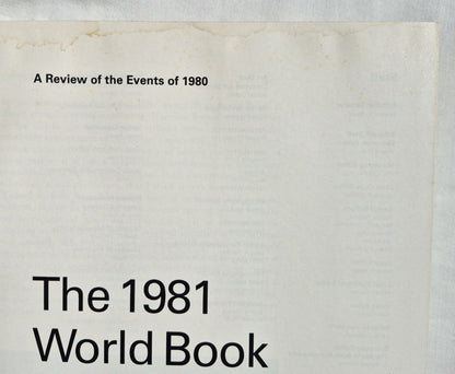 The 1981 World Book Year Book (Gut, 1981, HC, 608 Seiten, World Book-Childcraft)