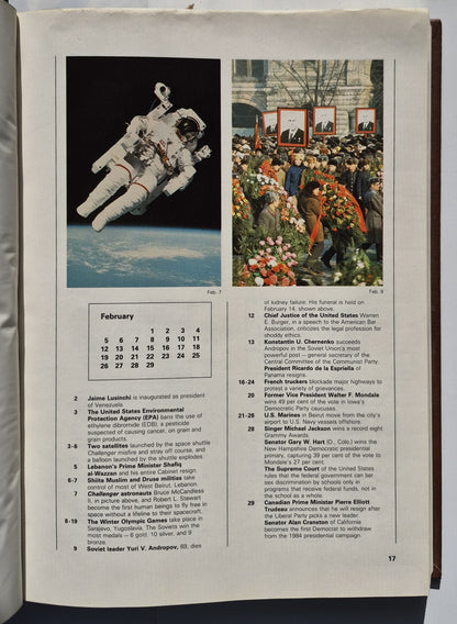 Der Herausgeber des World Book Year Book von 1985 William H. Nault (Sehr Gut, 1985, gebunden, 608 Seiten, World Book-Childcraft)