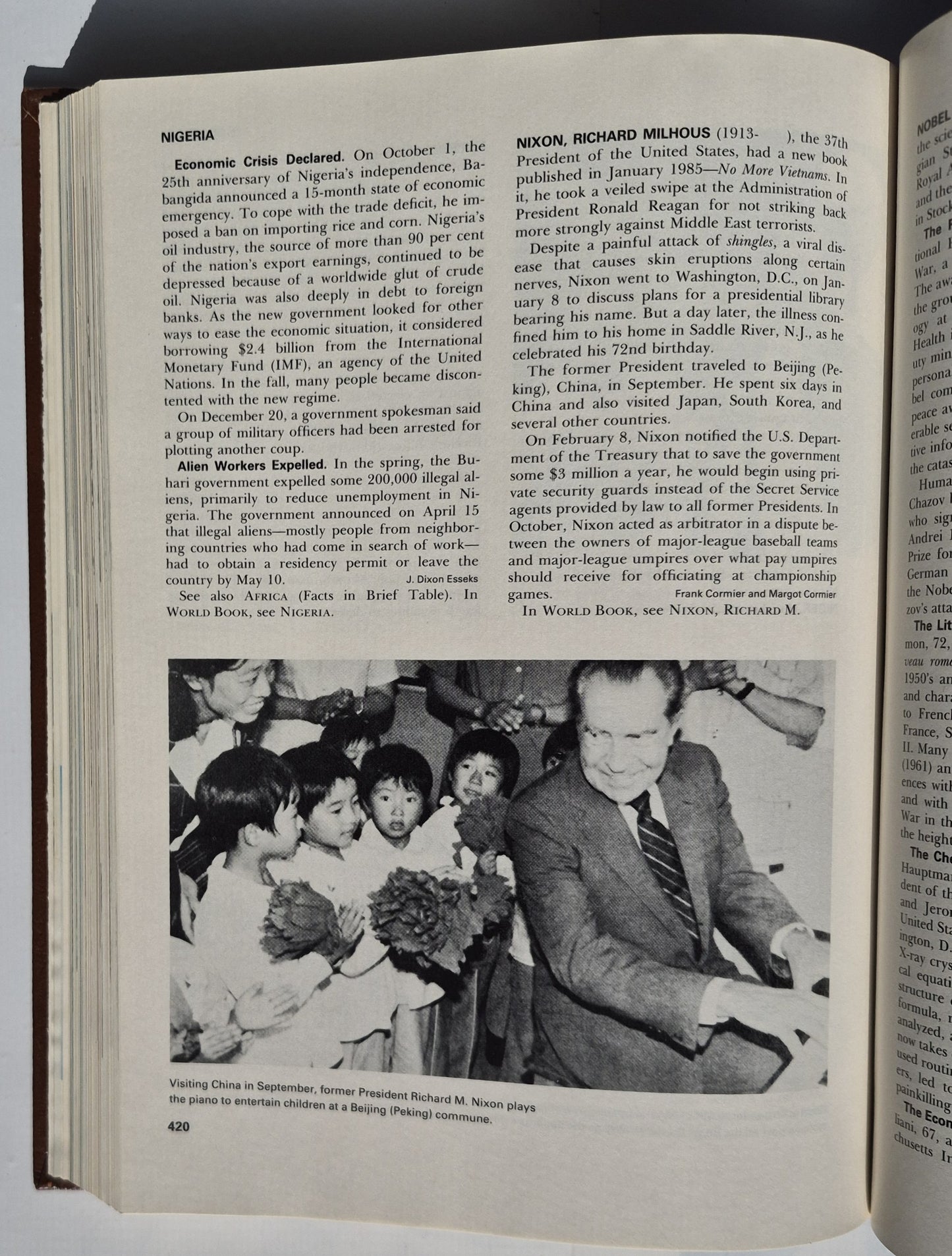 The 1986 World Book Year Book herausgegeben von William H. Nault (Sehr gut, 1986, HC, 608 Seiten, World Book-Childcraft)