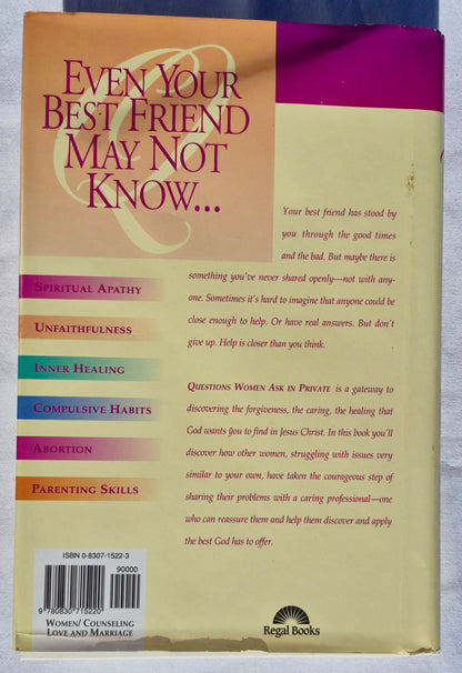 Questions Women Ask in Private: Trusted Counsel on the Most Compelling Issues Women Face Today von H. Norman Wright (Sehr gut, 1993, gebunden, 426 Seiten, Regal Books)