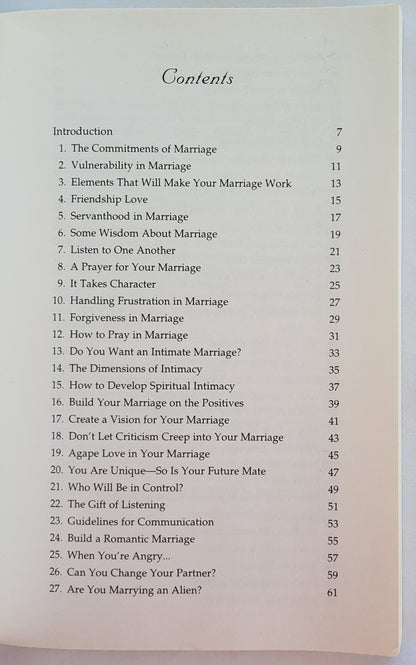 Starting Out Together A Devotional for Dating or Engaged Couples by H. Norman Wright (Very good, 1996, Pbk, 128 pages, Regal)