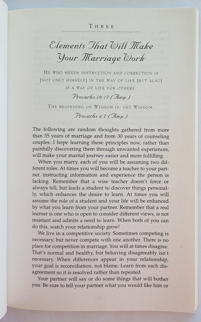 Starting Out Together A Devotional for Dating or Engaged Couples by H. Norman Wright (Very good, 1996, Pbk, 128 pages, Regal)