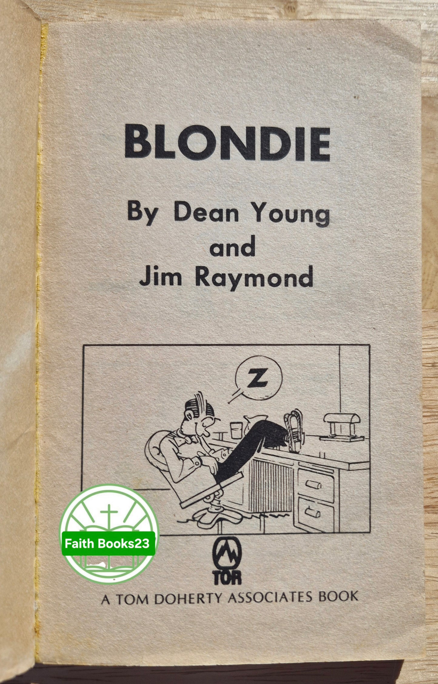 Blondie von Dean Young; Jim Raymond (Gut, 1982, Pbk, Tom Doherty Associates)