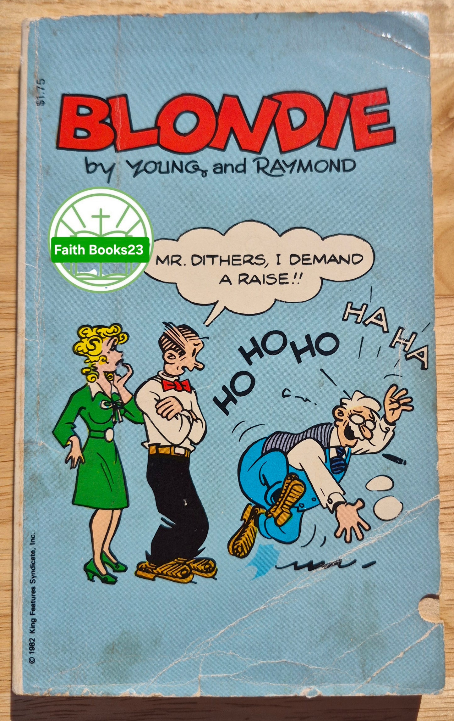 Blondie von Dean Young; Jim Raymond (Gut, 1982, Pbk, Tom Doherty Associates)