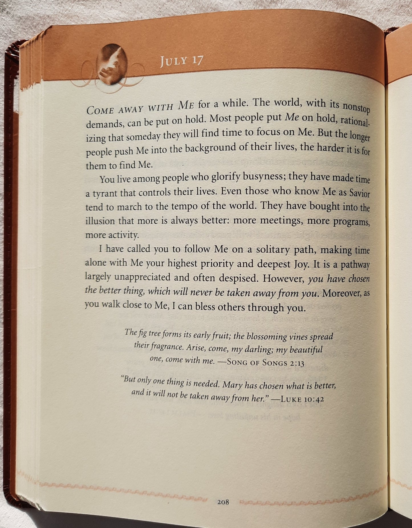 Jesus Calling Large Print by Sarah Young (Good, 2011, Imitation Leather, 382 pages, Thomas Nelson)