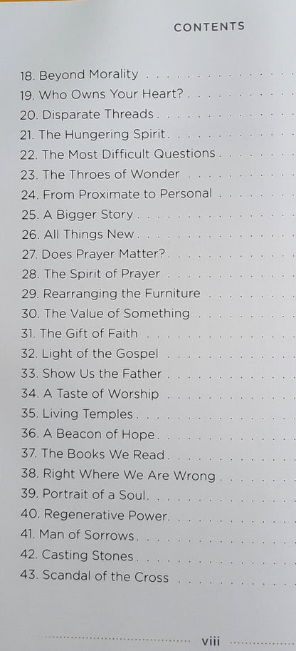 The Logic of God: 52 Christian Essentials for the Heart and Mind by Ravi Zacharias (Very good, 2019, HC, 306 pages, Zondervan)